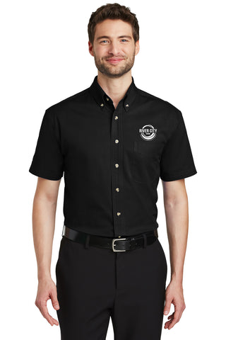 River City Paving Short Sleeve Button Up