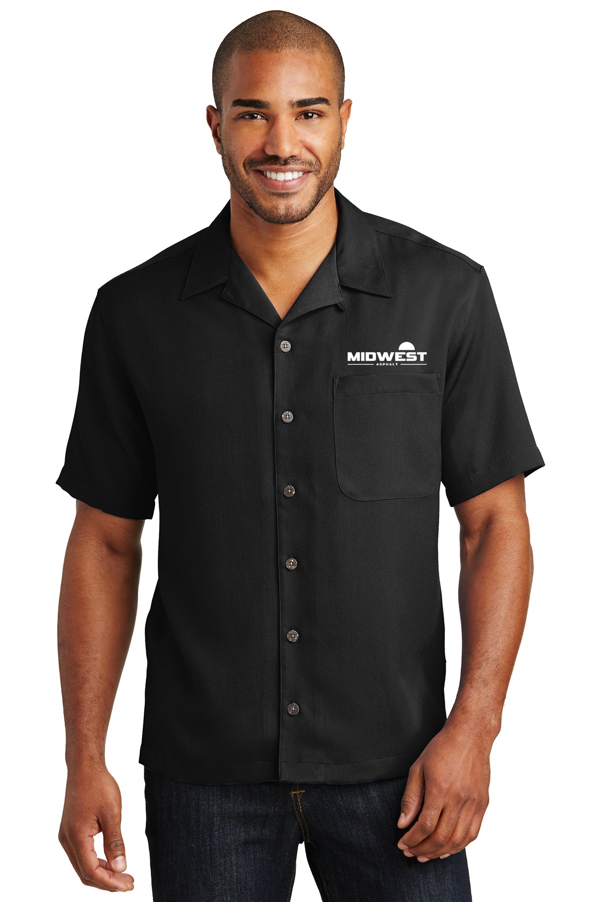 Midwest Asphalt Easy Care Camp Shirt