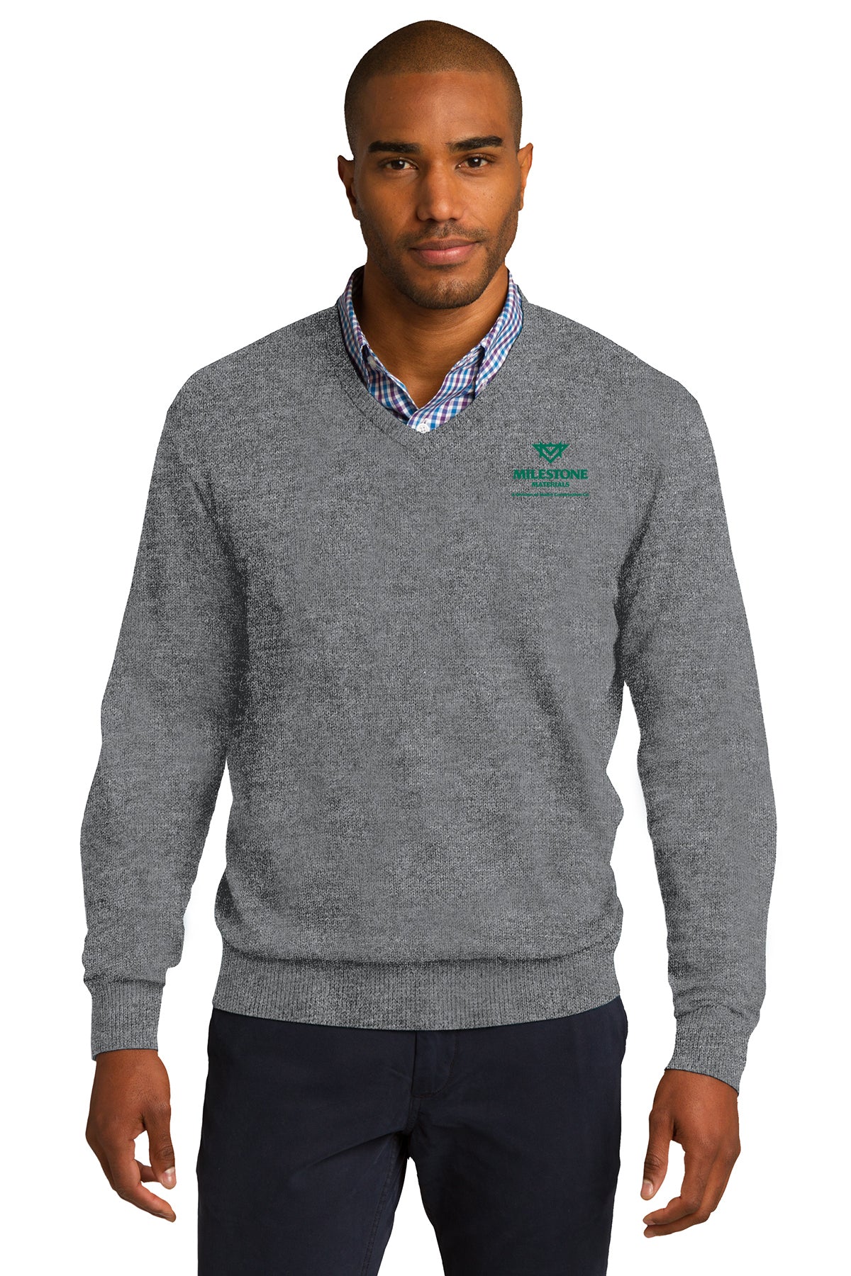 Milestone Materials V-Neck Sweater