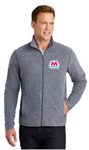 Marathon Dealer Heather Microfleece Full-Zip Jacket