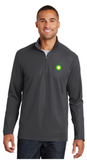 BP Dealer Pinpoint Mesh Quarter Zip