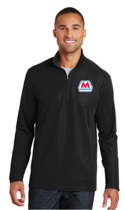 Marathon Dealer Pinpoint Mesh Quarter Zip