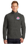 Marathon Dealer Heather Microfleece Quarter Zip Pullover