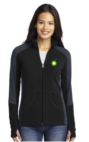 BP Dealer Ladies Colorblock Microfleece Jacket