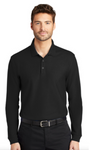 Dealer Classic Pique Long Sleeve Polo