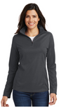 Dealer Ladies Pinpoint Mesh Quarter Zip