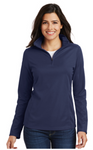 Dealer Ladies Pinpoint Mesh Quarter Zip