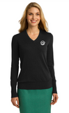 Iverson Construction Ladies V-Neck Sweater