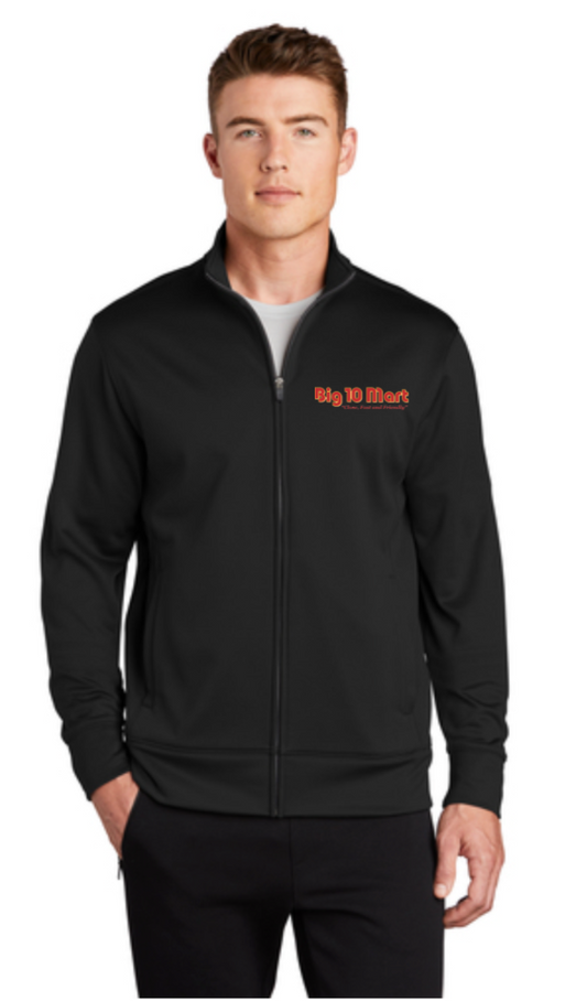 Big 10 Polyester Fleece Full Zip- Multiple colors (ST241) (HO04E-black) (   -red)