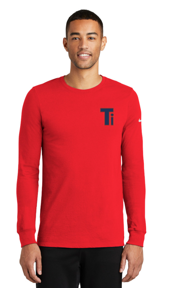 Team Iowa Nike Dri-FIT Cotton/Poly Long Sleeve