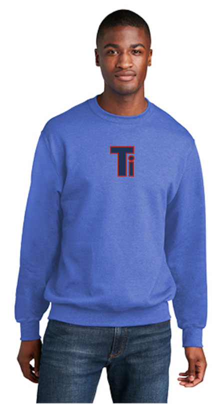 Team Iowa Port & Company® Core Fleece Crewneck Sweatshirt