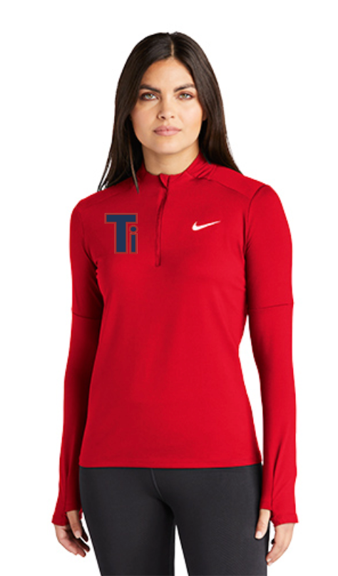 Team Iowa Nike Ladies Dri-FIT Element 1/2-Zip Top
