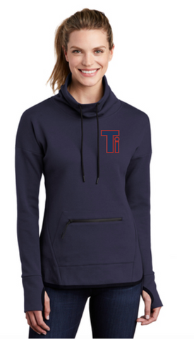 TI Sport-Tek ® Ladies Triumph Cowl Neck Pullover