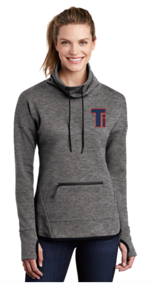 Team Iowa Sport-Tek ® Ladies Triumph Cowl Neck Pullover