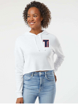 TI Independent Trading Co. Ladies Lightweight Crop Hooded Sweatshirt