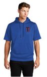 TI Sport-Tek ® Sport-Wick ® Fleece Short Sleeve Hooded Pullover