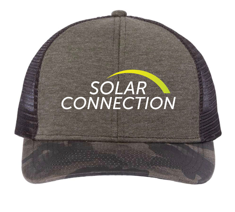 Solar Connection Limited Edition Camo Trucker Cap