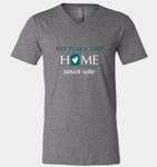 No Place Like Home V Neck (full front)