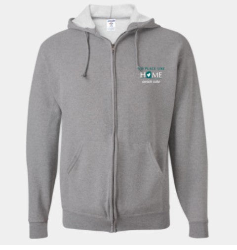 No Place Like Home Full Zip Hoodie