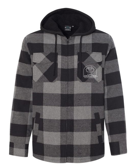 Camp Courageous Flannel Hooded Jacket