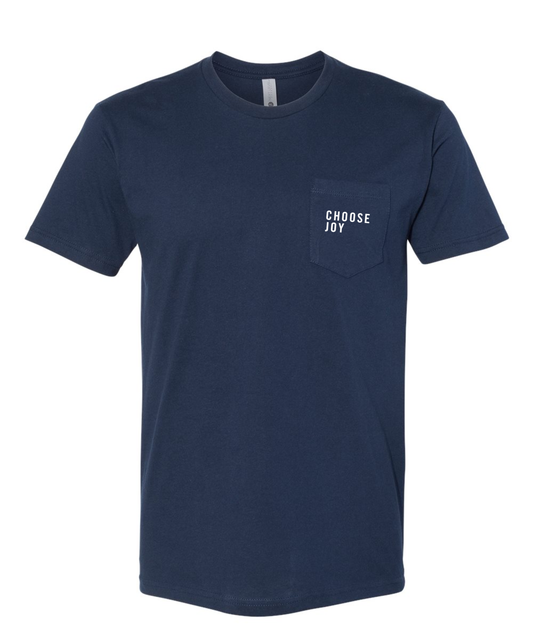 Hearts of Joy International Pocket T-Shirt/ Navy