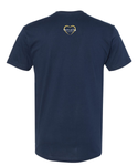 Hearts of Joy International Pocket T-Shirt/ Navy