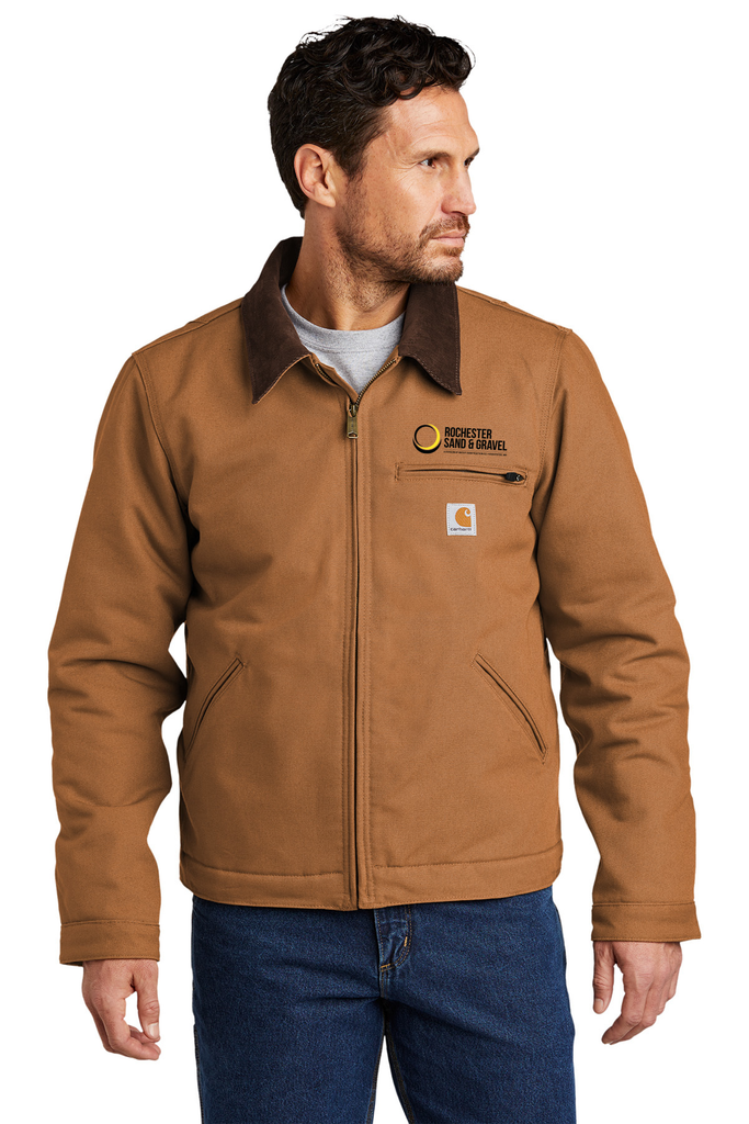 Carhartt detroit top jacket gravel