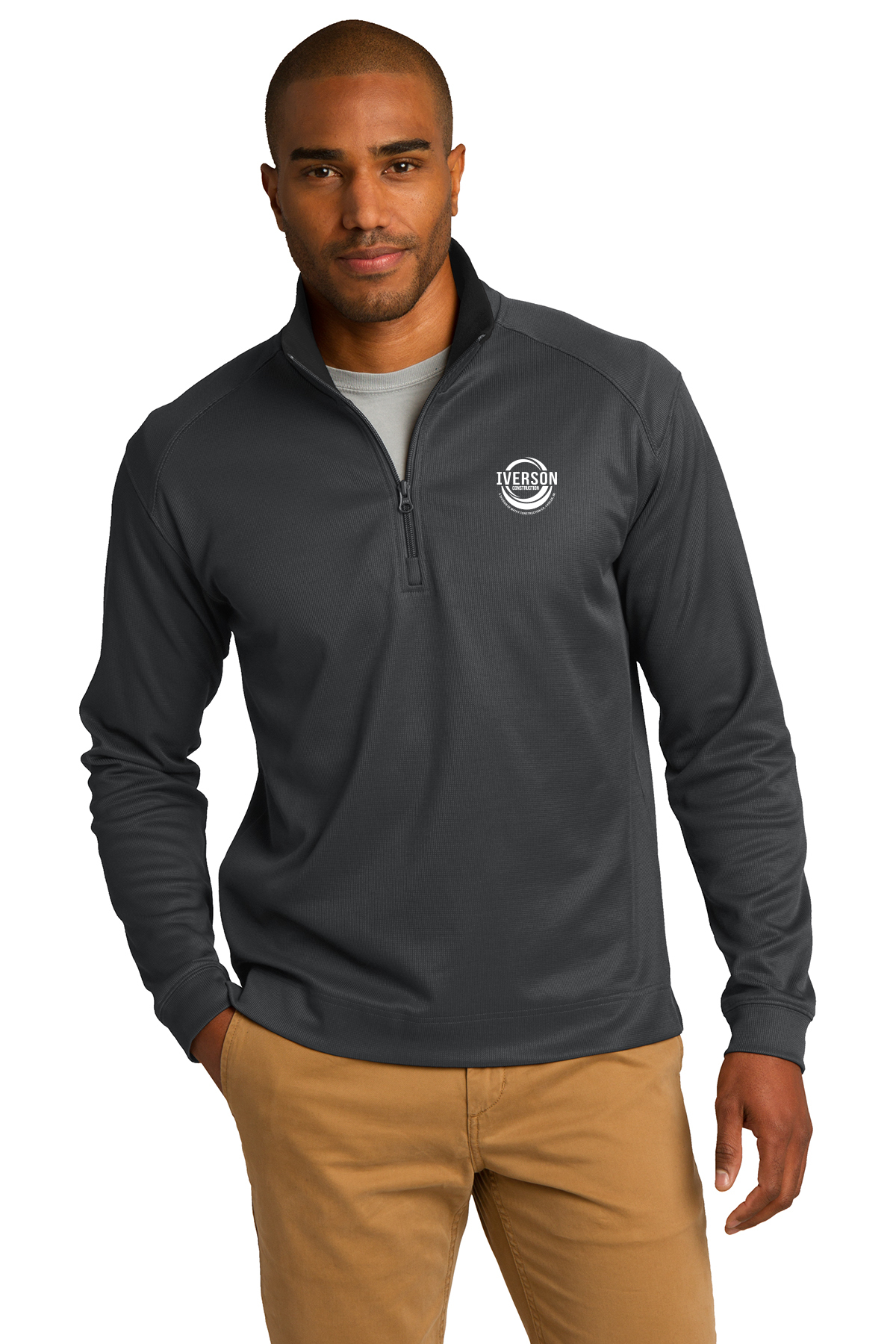 Iverson Construction 1/4 Zip Pullover