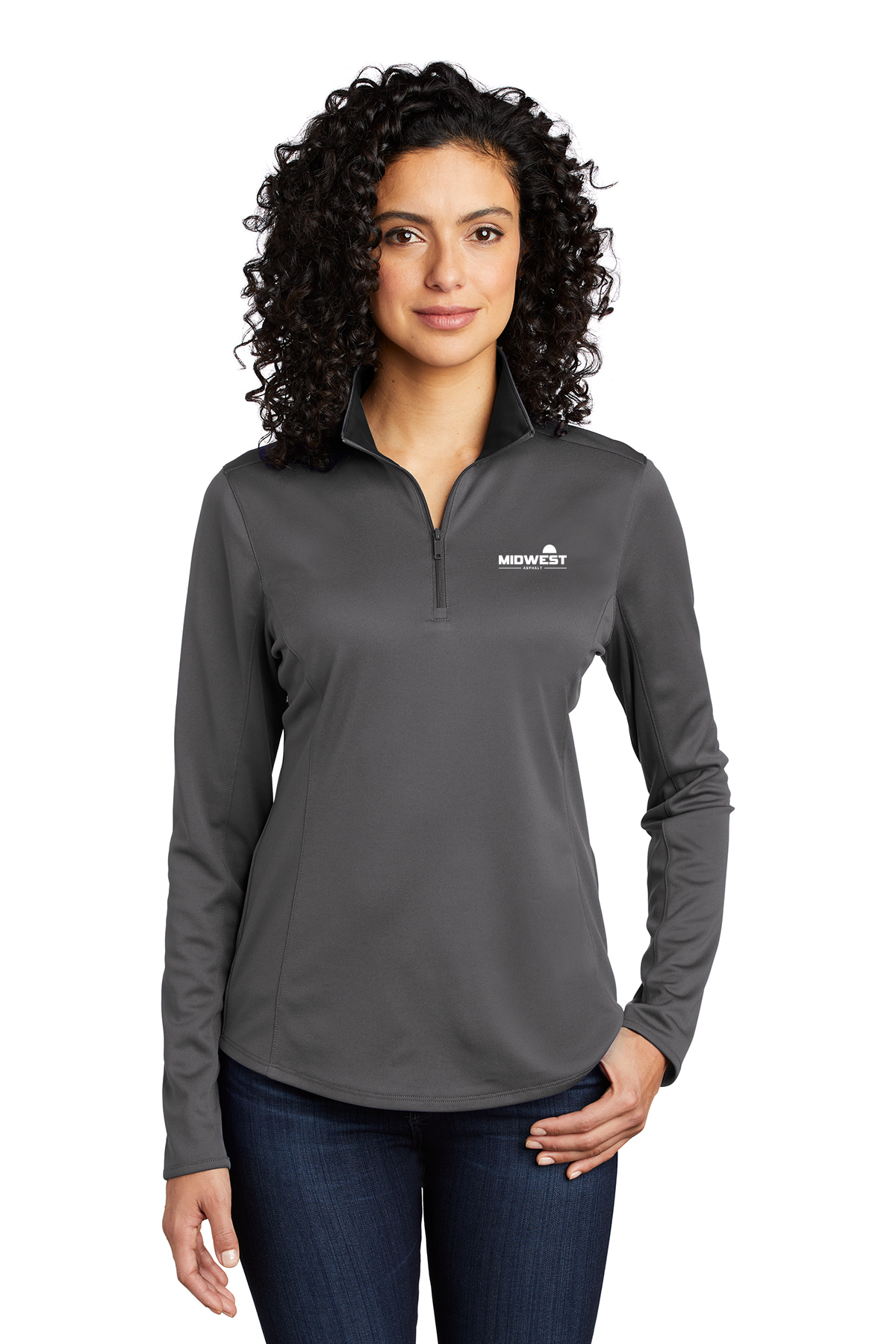 Midwest Asphalt Ladies 1/4 Zip Pullover