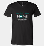 No Place Like Home V Neck (full front)