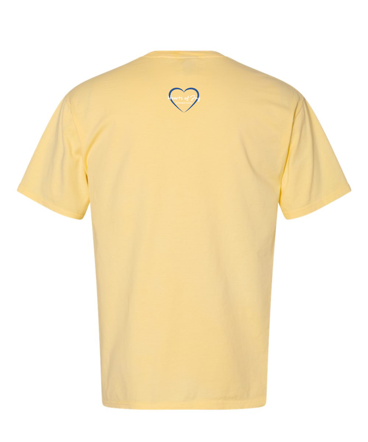 Hearts of Joy International Pocket T-Shirt/ Yellow